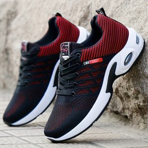 Breathable And Comfy Men's Sneakers, Non Slip Durable Running Shoes For All Seasons