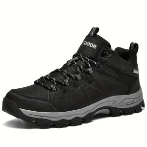 Men's Durable Lace Up Outdoor Shoes: Perfect for Hiking, Trekking & Climbing!