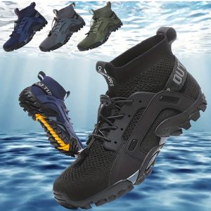 Men's Hiking Shoes, Comfy Breathable Durable Anti-skid Lace Up Shoes For Hiking Hunting Camping Trekking, Gift For Men